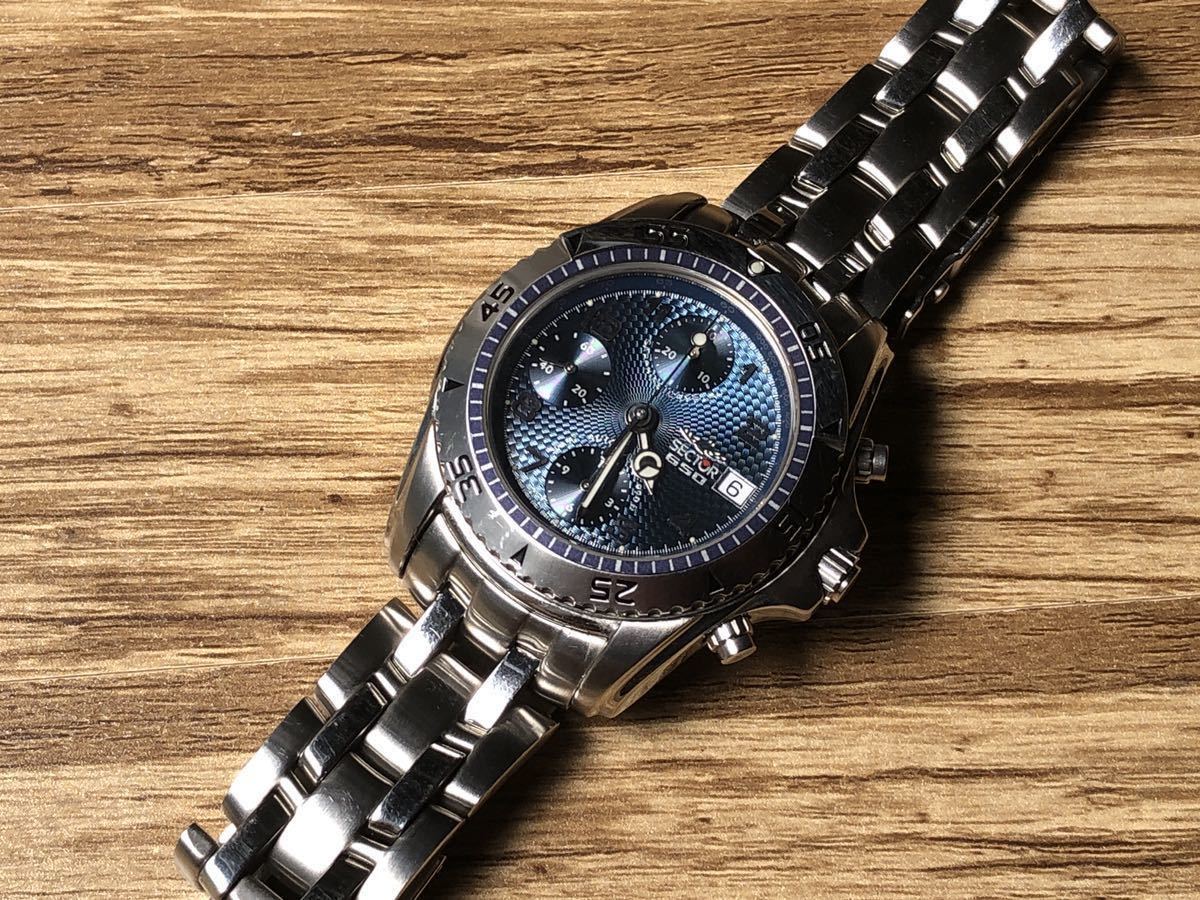 かっこいい腕時計！ セクター SECTOR 650 自動巻 SWISS MADE メンズ 