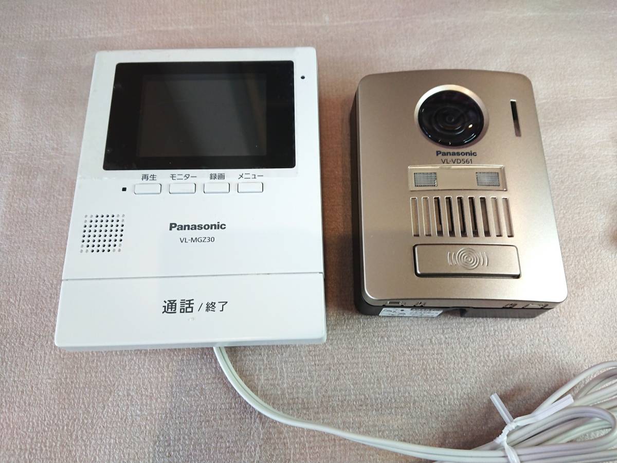 中古 Panasonic パナソニック テレビドアホン 本体 モニターセット VL 