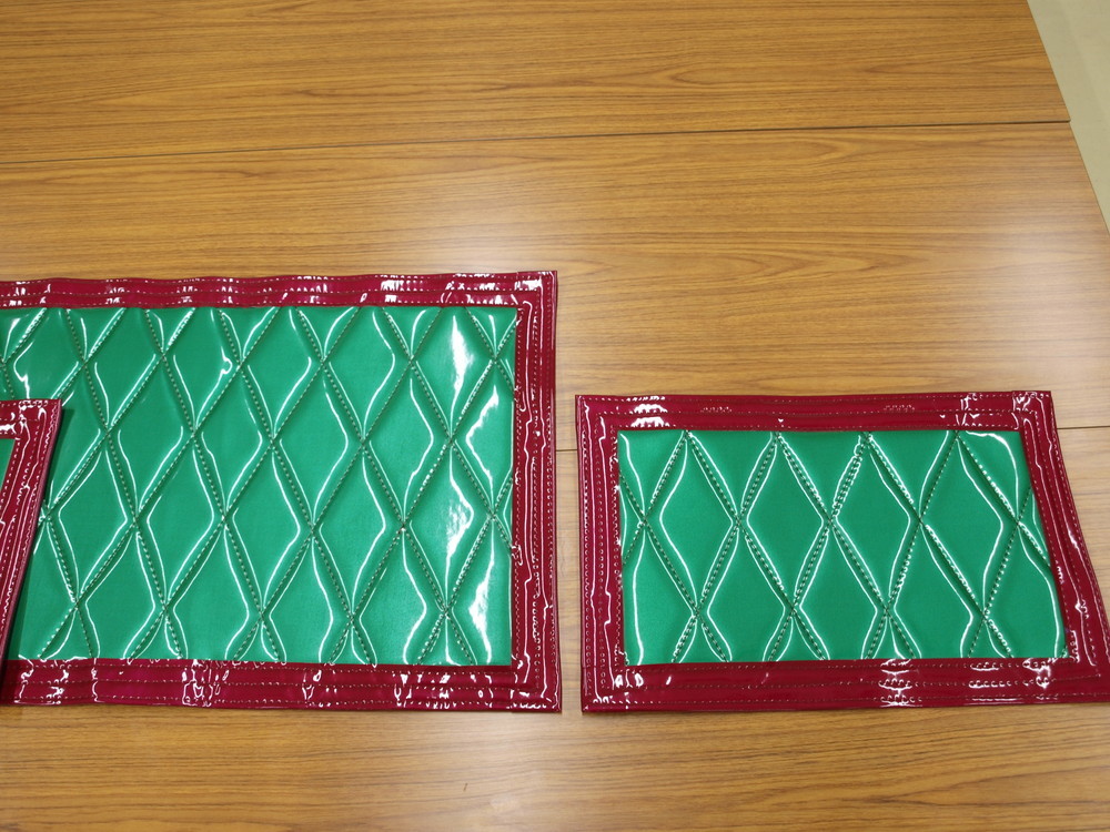 雅製　月光　泥除け　グリーン/ワインレッド　在庫処分出品 トラック &frasl; SGK-16真月光泥除け厚さ16mmオーダーメイド泥除け GZ-MF-2tw 長たれ3分割セット 2トンワイド用サイズ