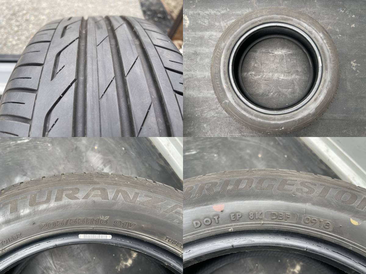205/55R16 ブリヂストン 信頼のTURANZA T001 4本