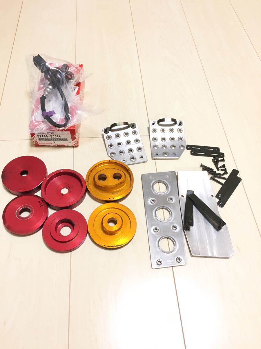 JZX90 マークIIチェイサークレスタ100 110JZS17クラウン　セミリジットデフマウント　O2センサー　ペダルセット！_2