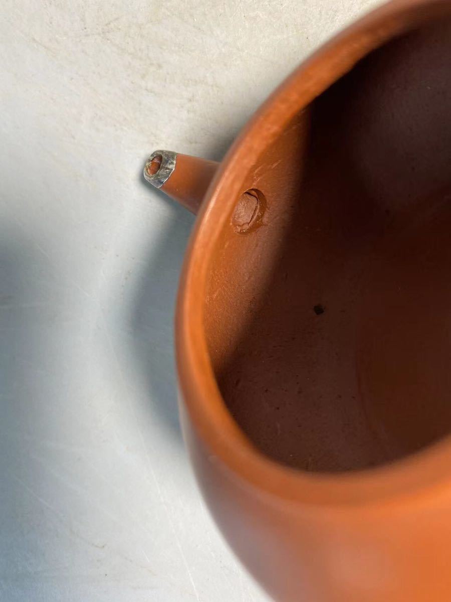 旧家蔵出 清朝期 朱泥 貢局 急須 孟臣 紫泥 白泥 紫砂 中国宜興 中国茶器 煎茶道具 中国美術 中国古玩 旧家蔵出清朝期紫泥孟臣白泥朱泥急須紫砂中国宜興中国古玩茶壷煎茶道具 旧家蔵出 中国 朱泥 陶磁器 陈壶