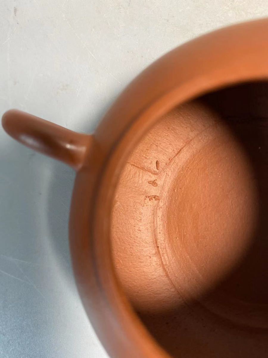 旧家蔵出 清朝期 朱泥 貢局 急須 孟臣 紫泥 白泥 紫砂 中国宜興 中国茶器 煎茶道具 中国美術 中国古玩 旧家蔵出清朝期紫泥孟臣白泥朱泥急須紫砂中国宜興中国古玩茶壷煎茶道具 旧家蔵出 中国 朱泥 陶磁器 陈壶