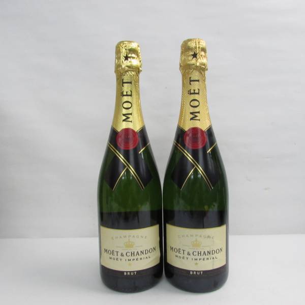 【2本セット】MOET＆CHANDON（モエエシャンドン）ブリュット 12％ 750ml Y23H260006