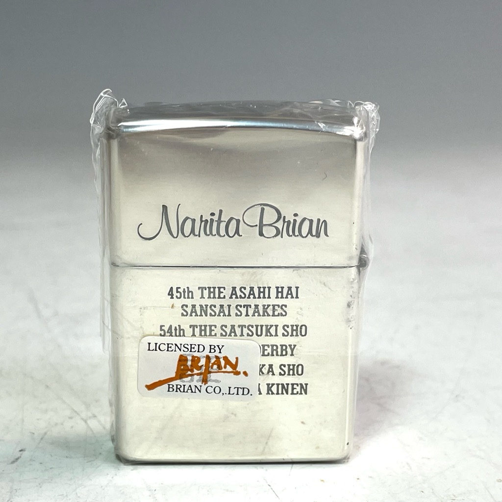 Zippo ジッポ オイルライター NARITA BRIAN シルバーカラー 喫煙具 