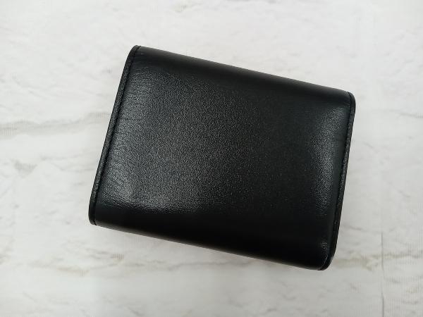 箱付】YOHJI YAMAMOTO ヨウジ ヤマモト discord レザー 三つ折り財布 