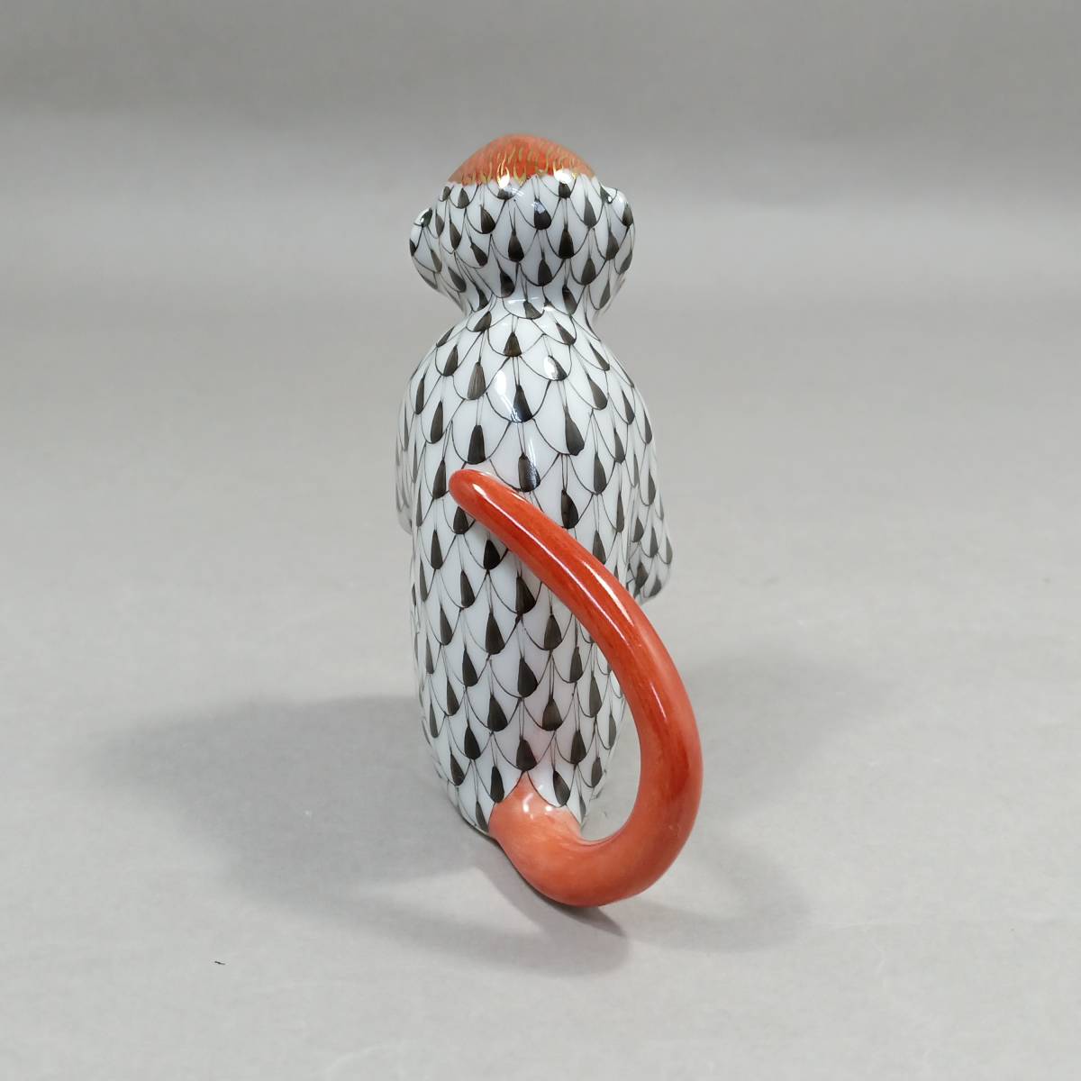 Herend ◇ヘレンド HEREND 申 猿 サル フィギュリン 干支 陶器 置物 箱