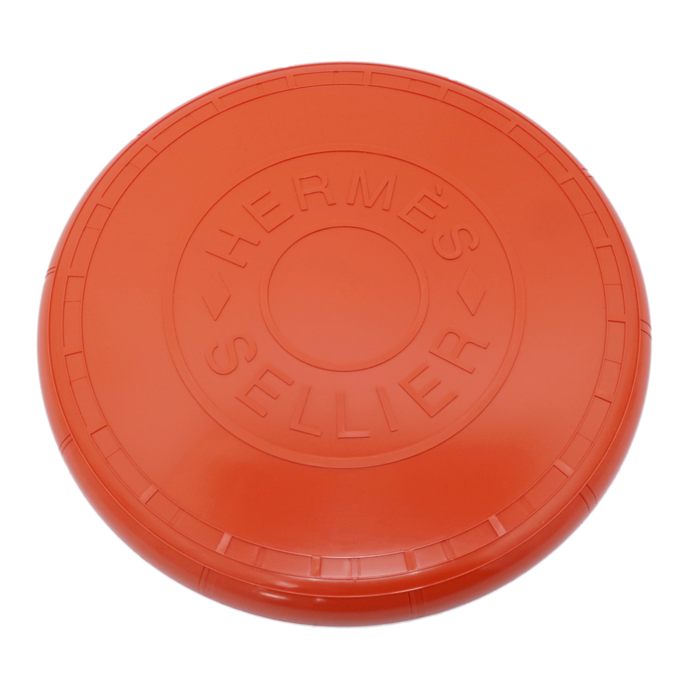 【名東】エルメス フリスビー ウフ バイオプラスチック セリエ フー オレンジ 犬用 玩具 小物 雑貨 その他