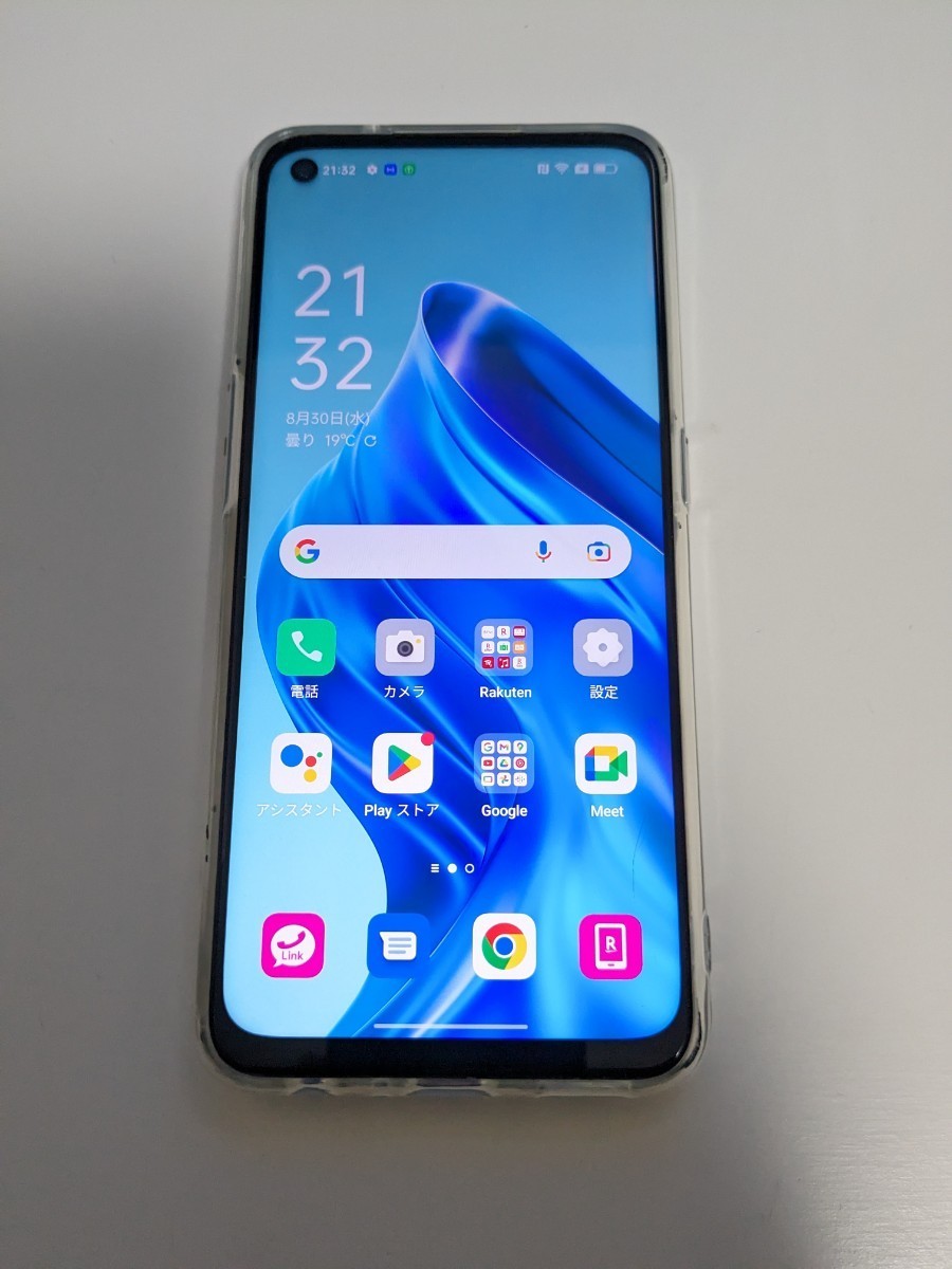 OPPO A アイスブルー 128GB SIMフリー Reno5 CPH2199 Reno 0 楽天版