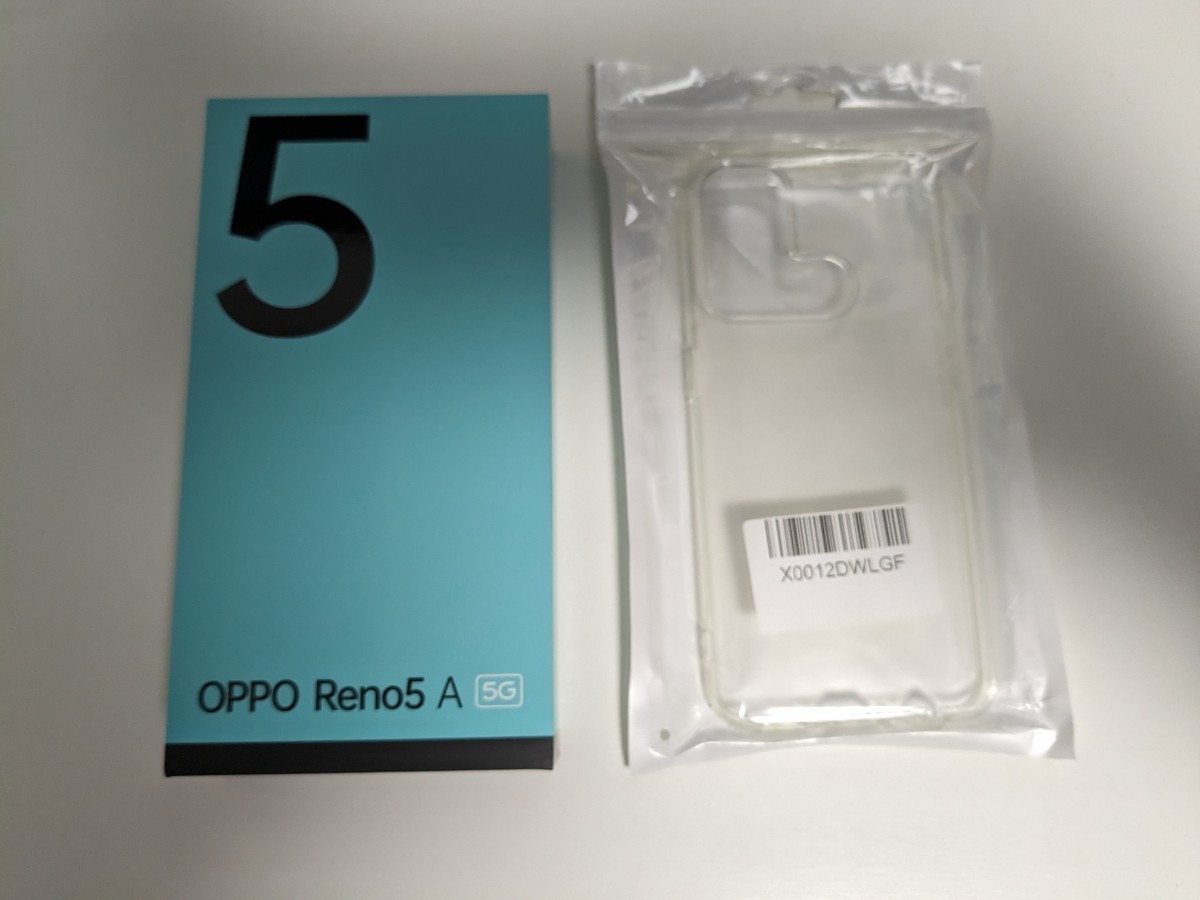 OPPO A アイスブルー 128GB SIMフリー Reno5 CPH2199 Reno 0 楽天版