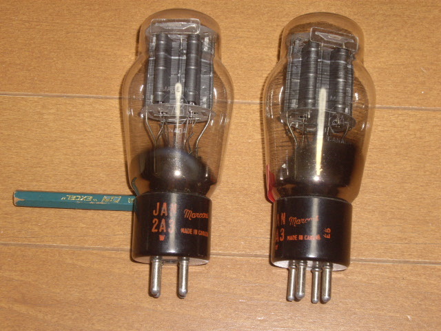 真空管2A3 2本（1本はジャンク扱い）カナダ製 Yahoo!オークション
