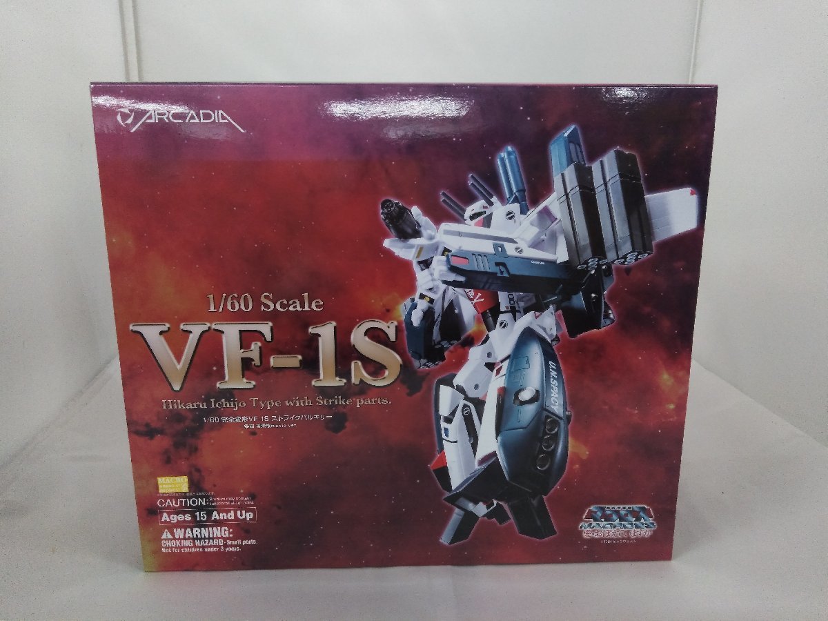 ジャンク扱い)完全変形 1/60 VF-1S ストライクバルキリー(一条輝搭乗機 