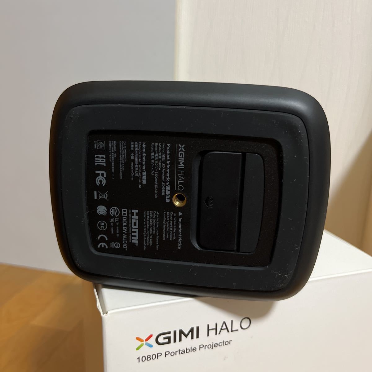 XGIMI Halo 高輝度 800ANSI ルーメン モバイルプロジェクター フルHD