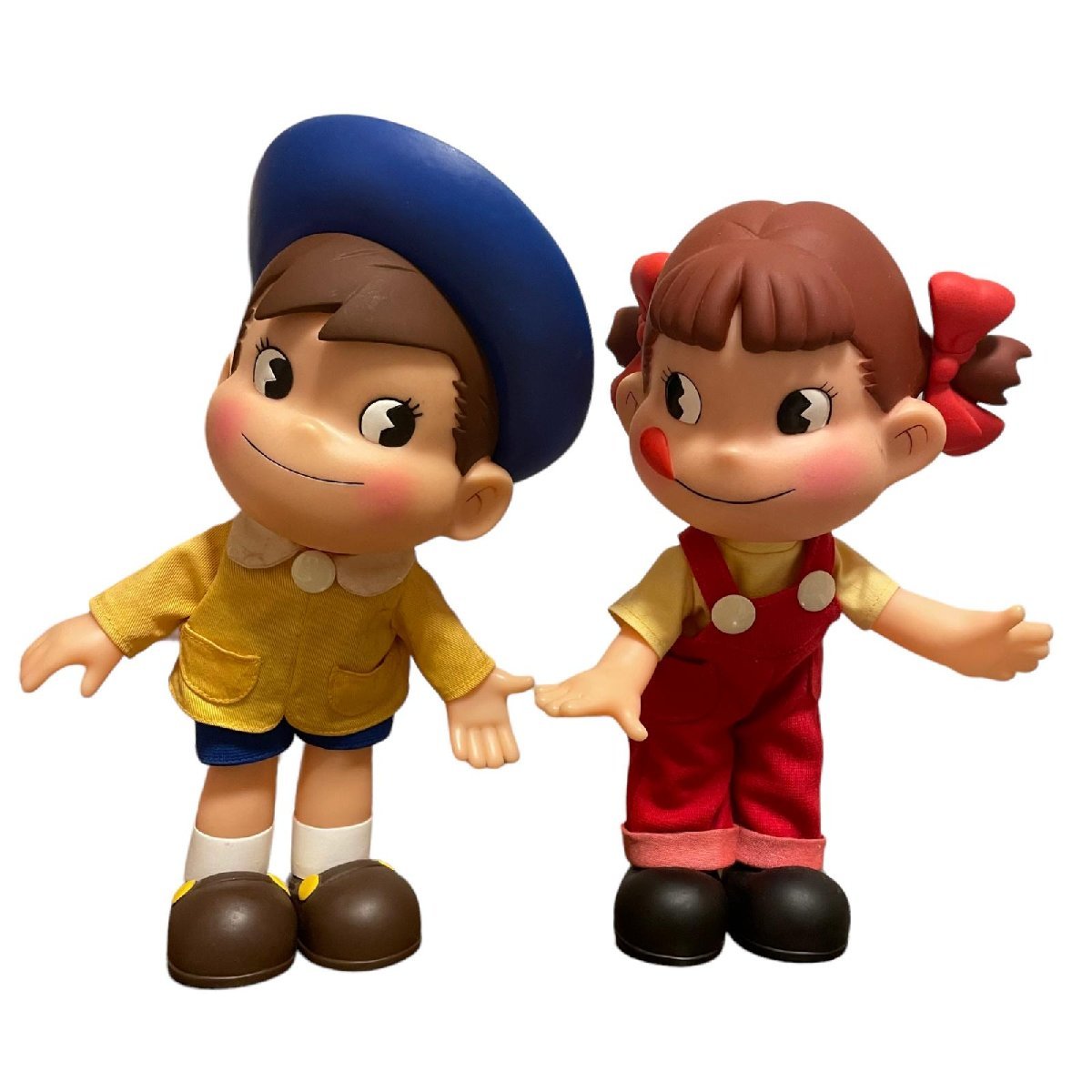 不二家 ペコちゃん ポコちゃん ドッグ ソフビ人形 懸賞 当選品 