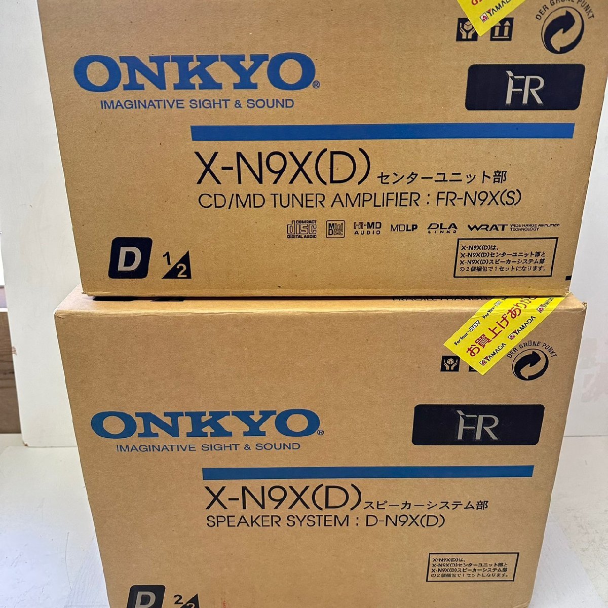 ONKYO FR-N9X D-N9X スピーカー オンキョー - FR-N9NX CD MD CD⁄MD