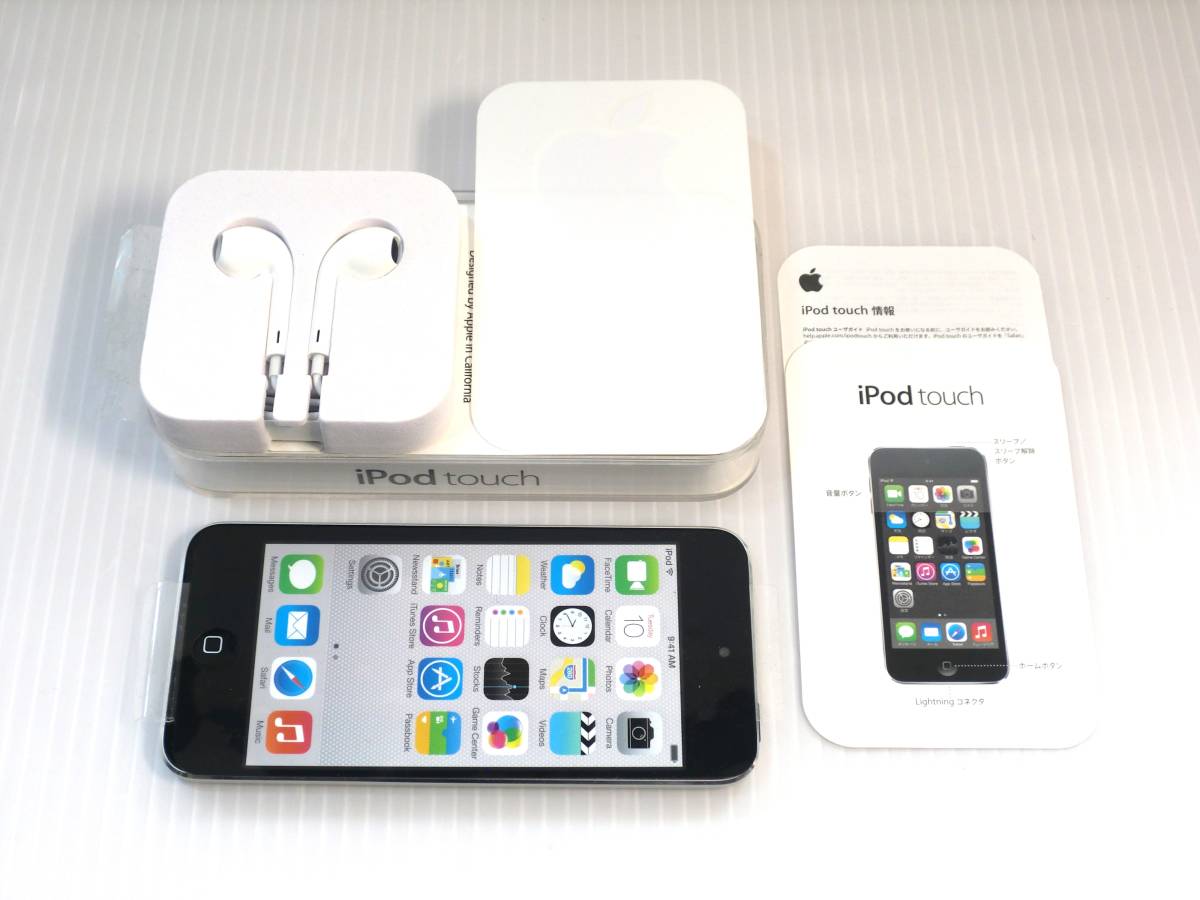 展示品 iPod touch 第5世代 A1509 ME643J/A 16GB ブラック&シルバー(iPod touch)｜売買された ...