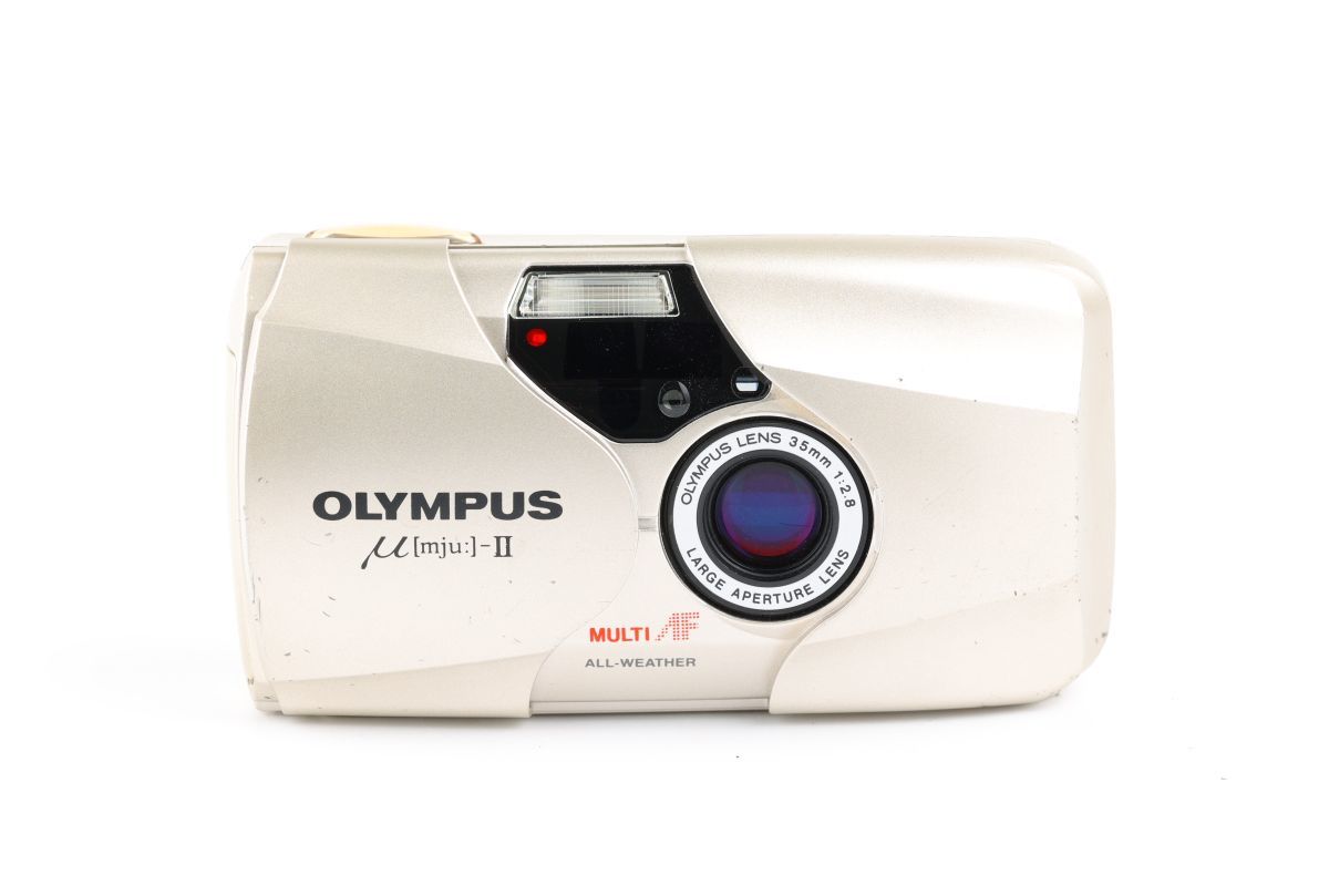 【希少モデル】 OLYMPUS μ[mju:]-II コンパクトカメラ Olympus II 35mm - Film Mju mju Point & Shoot Camera