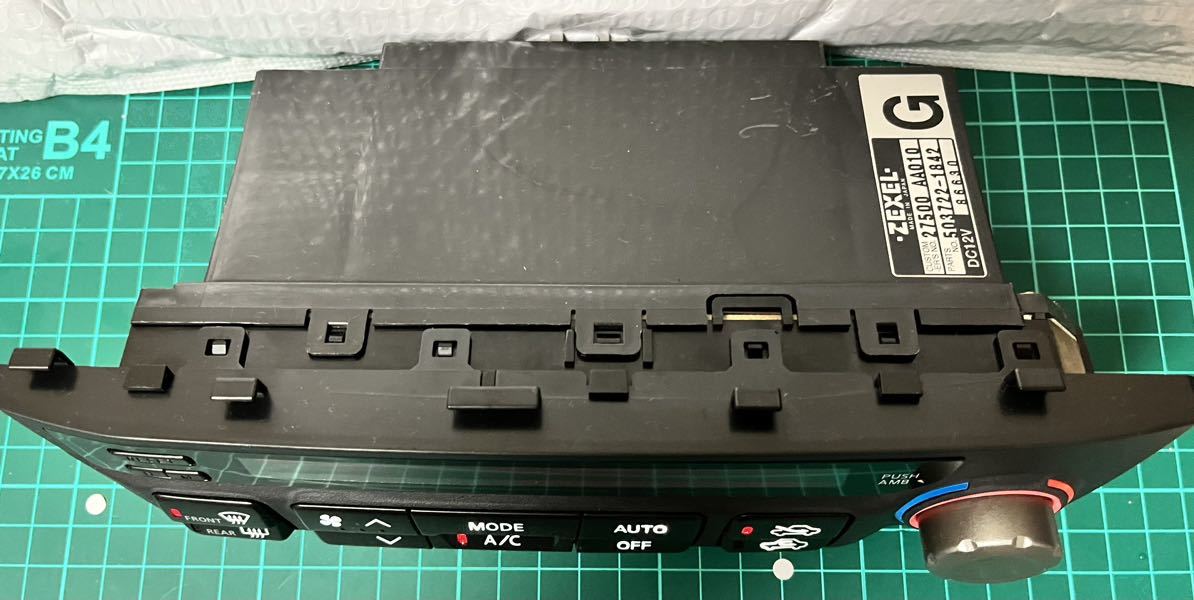 美品] R34 スカイライン 前期型 エアコン パネル ユニット LED