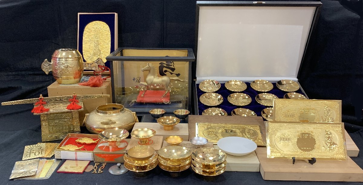純銀 盃 台東区記念品】酒器 木箱入り