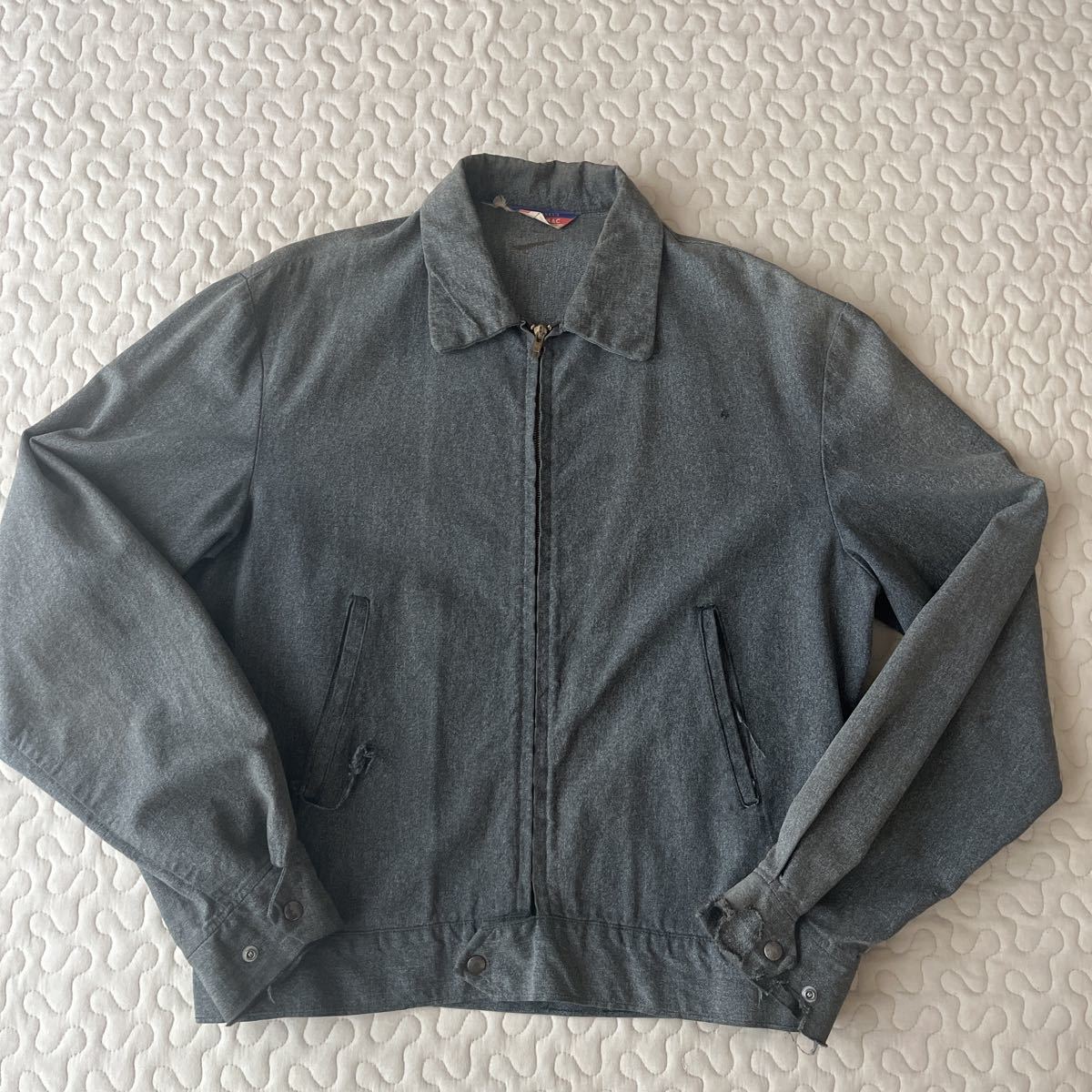 50s 黒シャン　BIGMAC ワークジャケット　ショート丈　ビンテージ　古着　(検　501xx 506xx 507xx )