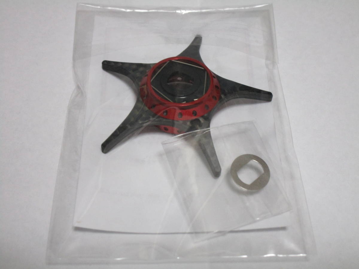 新品未開封 キャリル K.T.F KTF IXA 軽量オフセットカーボンスタードラグ スクエアナットタイプ STEEZ スティーズ AIR RED レッド