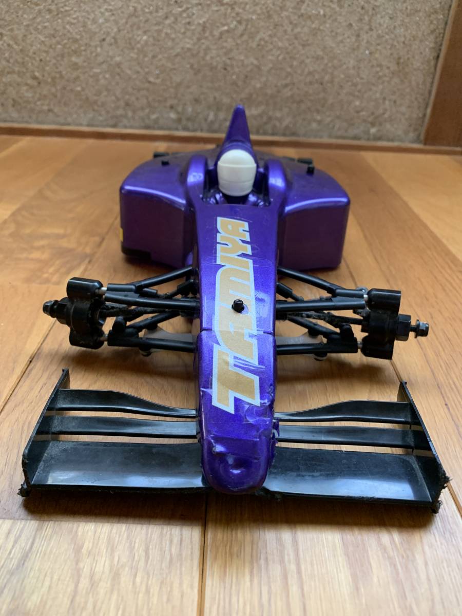 ジャンク タミヤ製 F201 電動ラジコンカー 1／10 4輪駆動部品採りにいかが