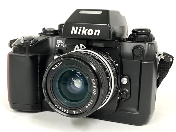 Nikon F4 フィルムカメラ ボディ NIKKOR 24mm 1:2.8 レンズ ジャンク