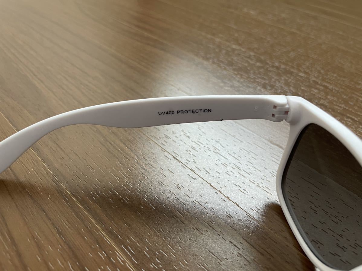 非売品】VOLCOM サングラス ミラーレンズ UVカット ホワイト スケート  