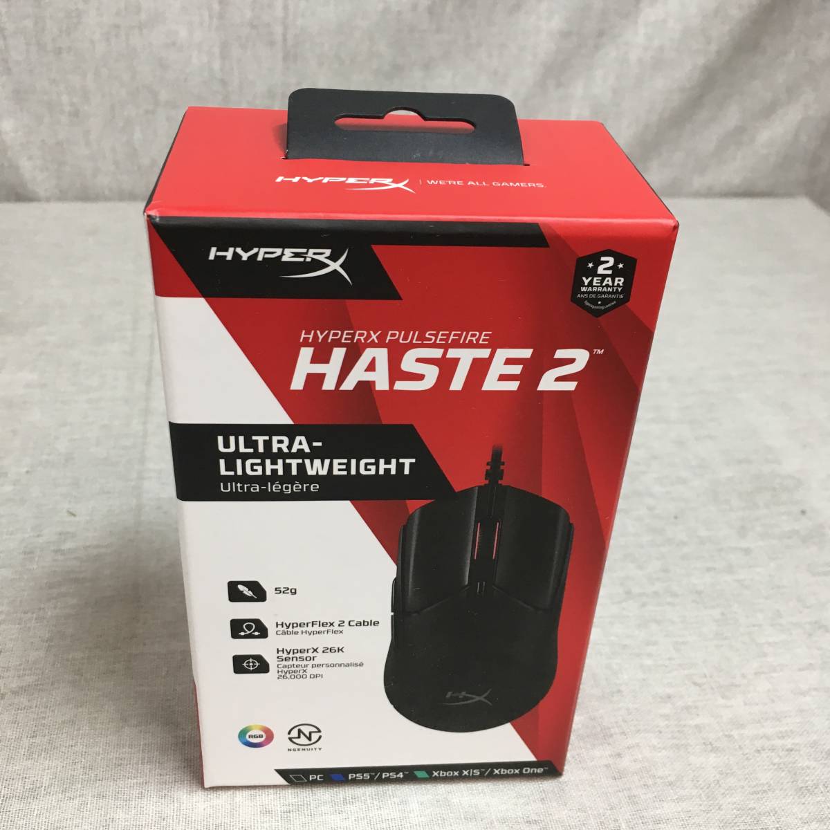 人気，正規品 HyperX Pulsefire Haste 2ゲーミングマウス 6N0A7AA(その他)｜売買されたオークション情報、yahooの商品情報をアーカイブ公開 - オークファン その他