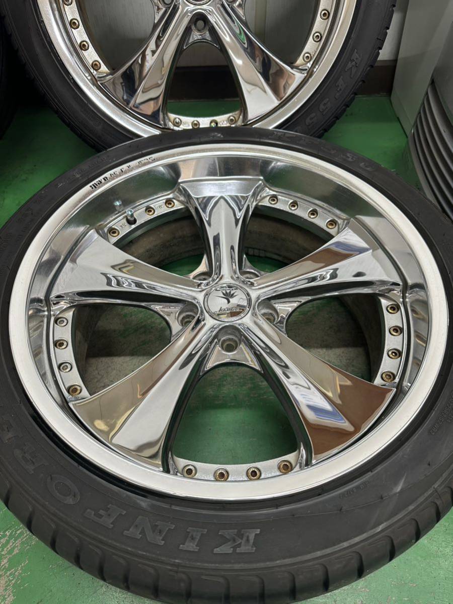 深リム 美品 クレンツェ ラッツィンガー 19インチ メッキホイール  