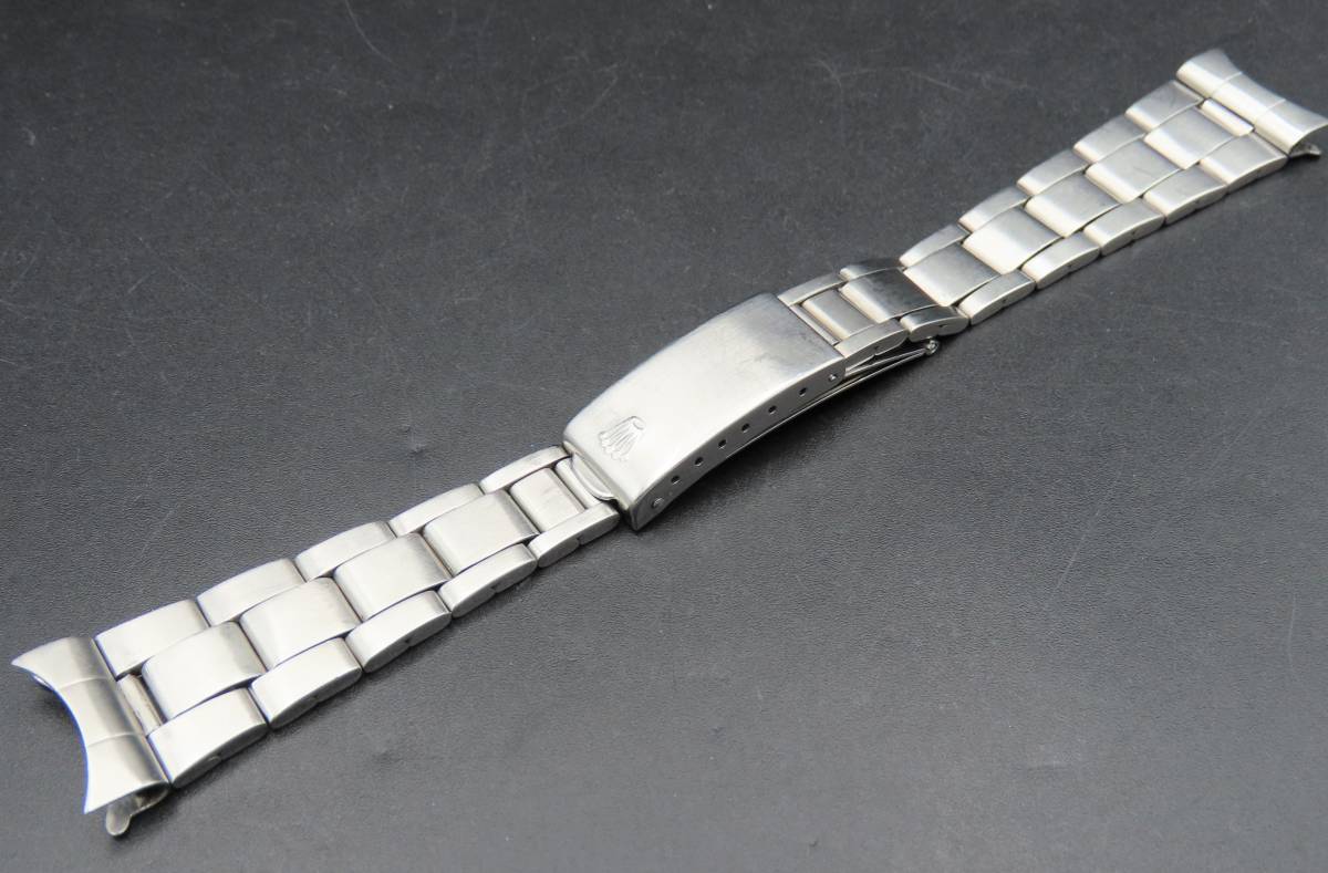 1円～! ROLEX ロレックス 純正巻きブレス 7835 FF357 取付け幅19mm ヴィンテージ メンズ 腕時計 パーツ ベルト TTKLG1707