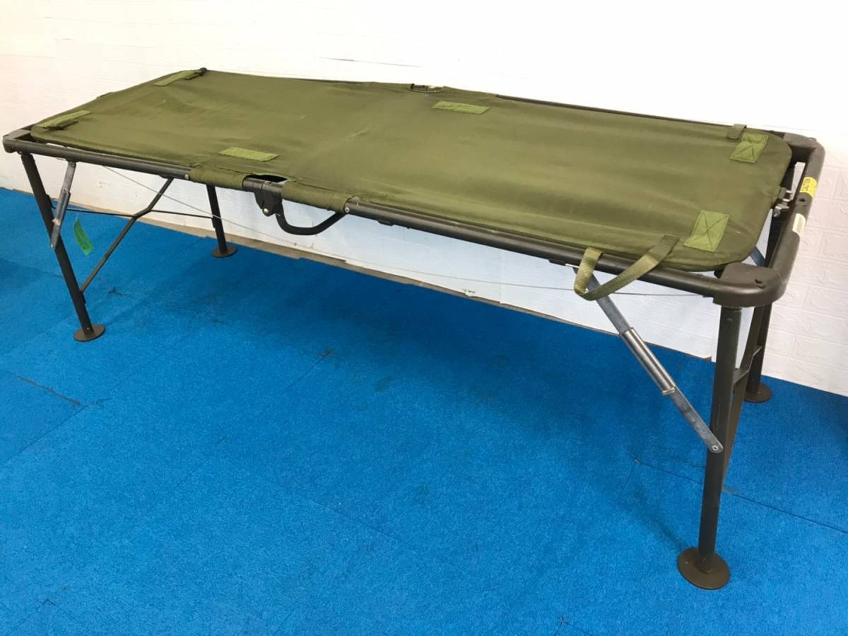 米軍放出品】☆未使用品 折り畳みベッド 簡易 コット 米軍実物 デッド