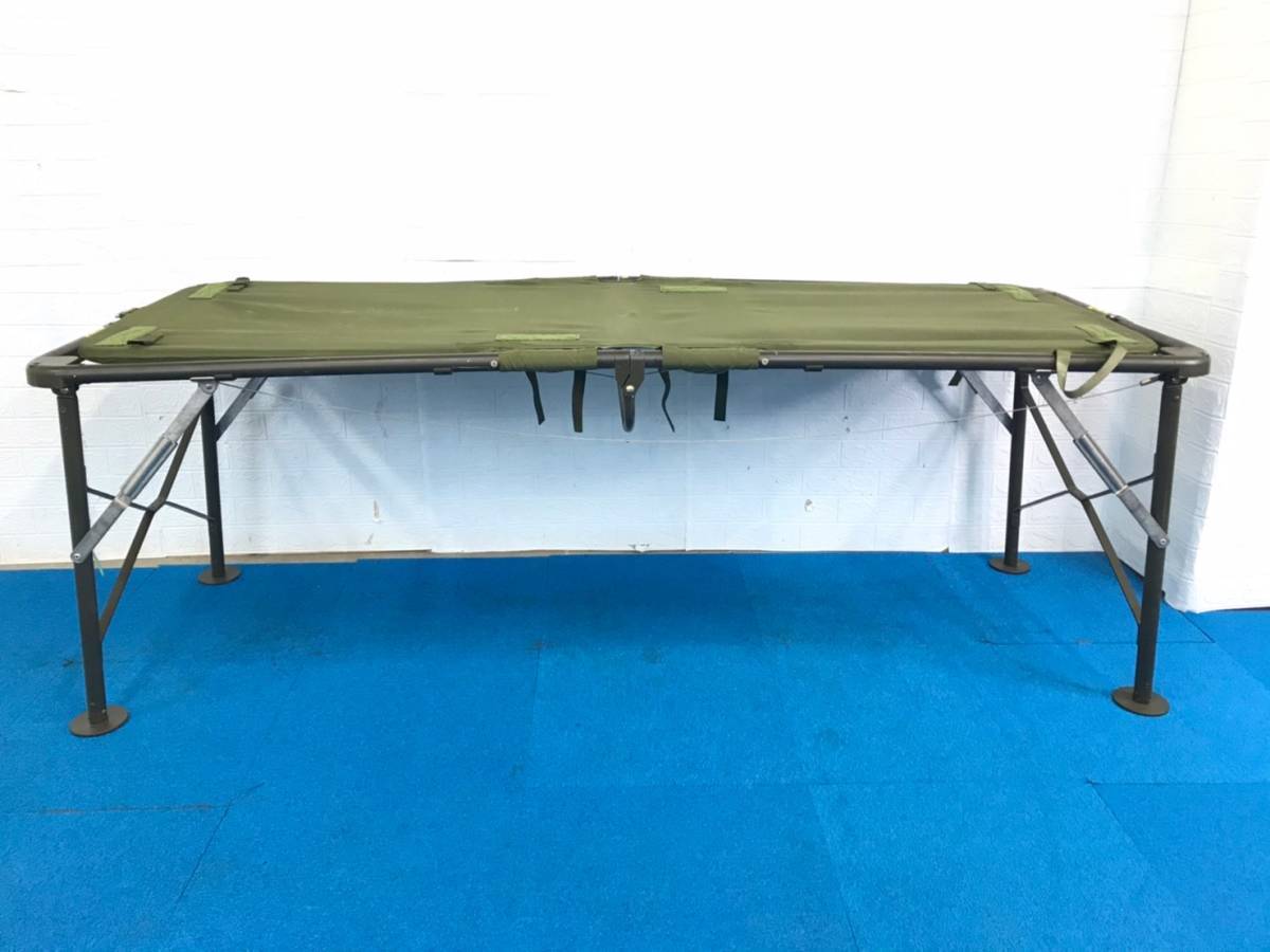 米軍放出品】☆未使用品 折り畳みベッド 簡易 コット 米軍実物 デッド