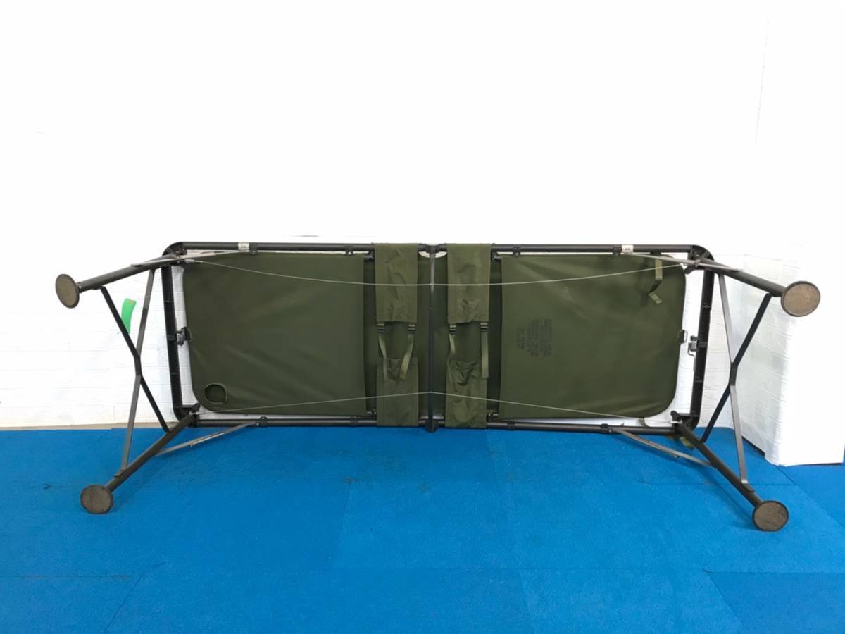 米軍放出品】☆未使用品 折り畳みベッド 簡易 コット 米軍実物 デッド