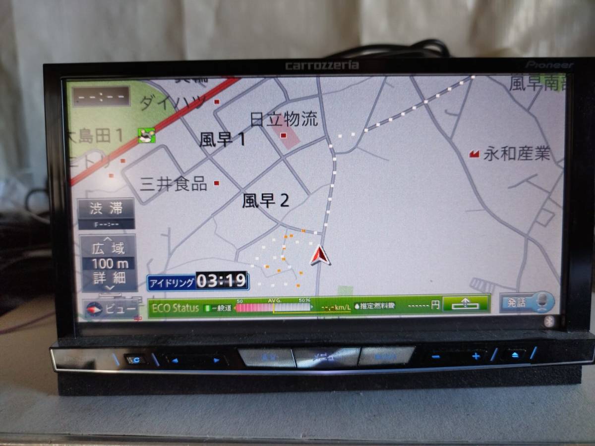 カロッツェリア（AVIC-ZH0009）ナビ・中古品 （Pioneer AVIC