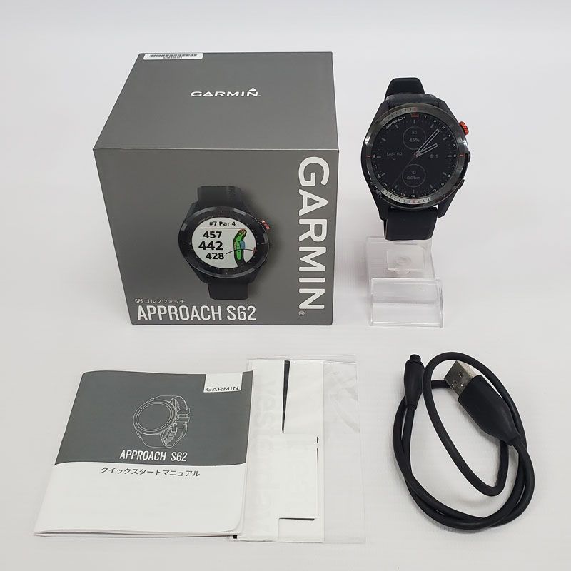 《ジャンク扱い》 GARMIN APPROACH S62 【GPS ゴルフウォッチ】【製造番号 : 5DB335174】店頭/他モール併売《家電・山城店》A1840