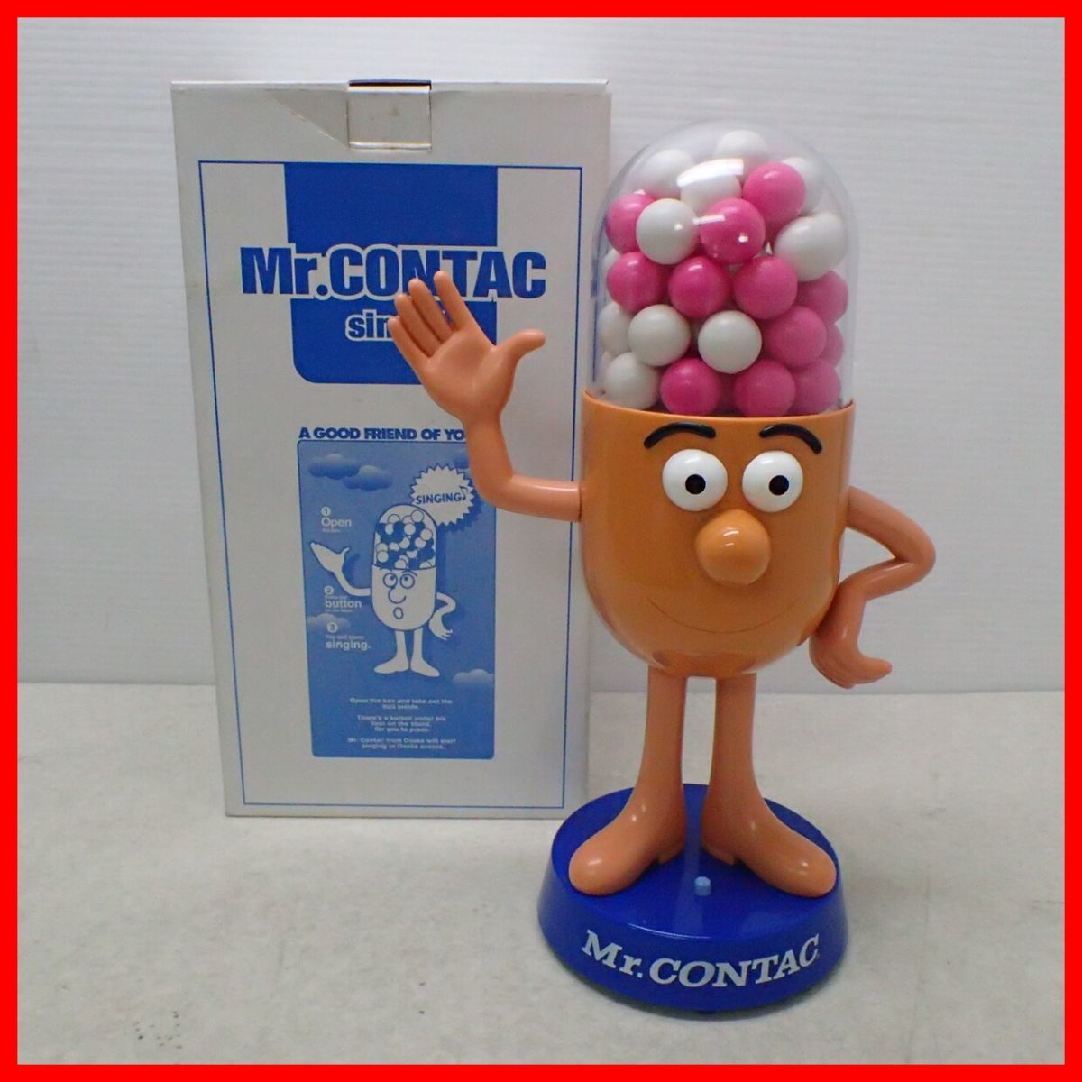 ☆ミスターコンタック 歌う人形 Mr.CONTAC sings! 箱付き 懸賞品 【20