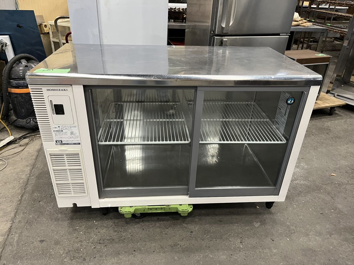N-099 ホシザキ冷蔵ショーケース　RTS-120SNB2 2019年　テーブル形　 幅1200×奥行600×高さ800mm 厨房機器 飲食店 店舗