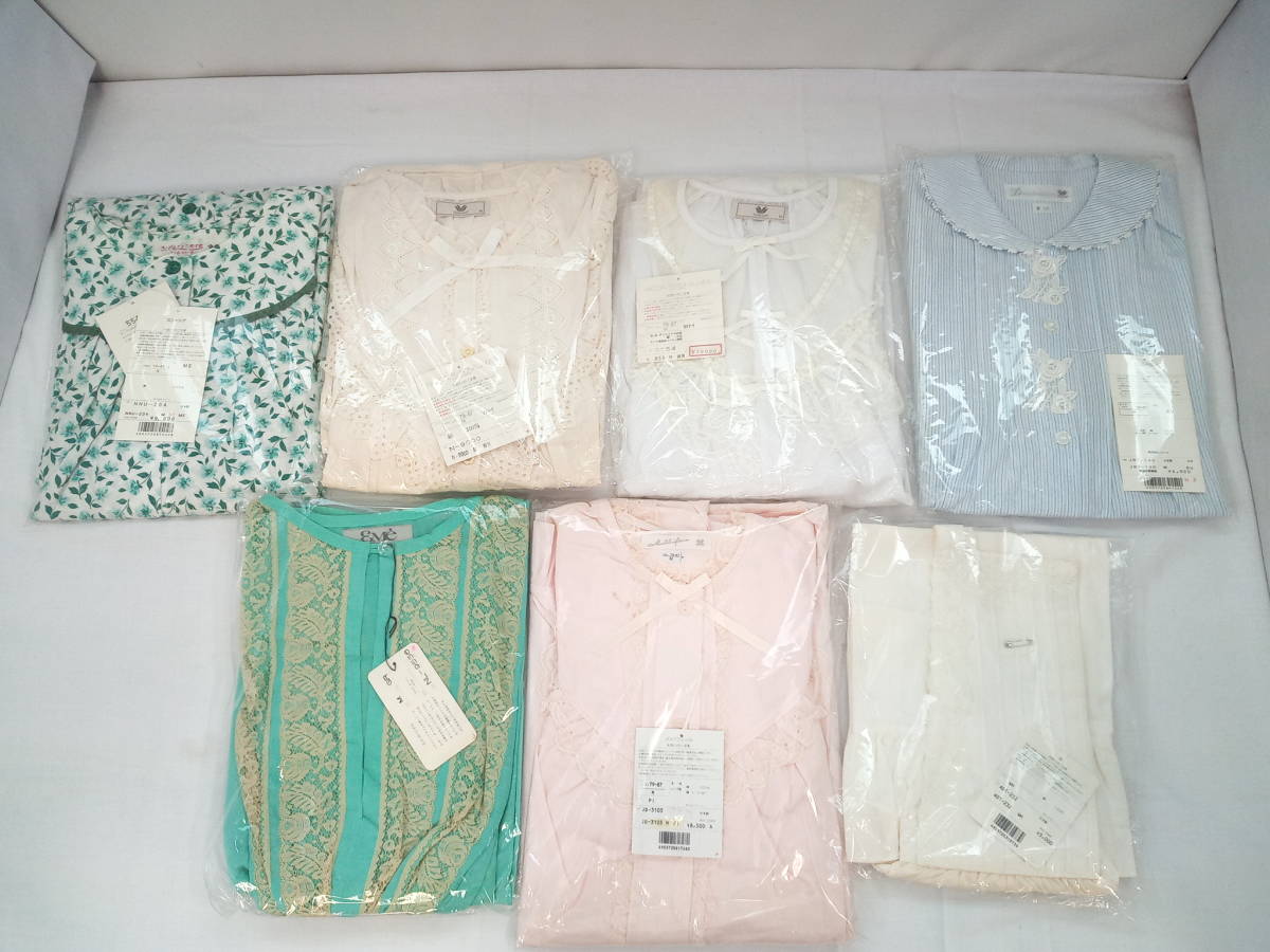 【新品】定価合計62，200円超 Wacoal ワコール ネグリジェ エプロン 計7点セット/パジャマ/ルームウェア/スリーシア/ダンルサロン他/LTG10-8