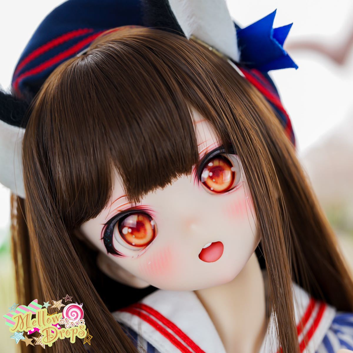 ディーラー様製 DDH-01 セミホワイト カスタムヘッド+ウィッグ他 MDD 