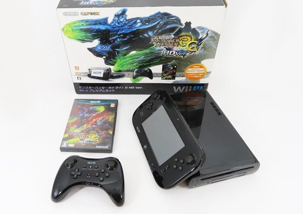 ○【任天堂 ニンテンドー】Wii U本体 モンスターハンター3（トライ）G
