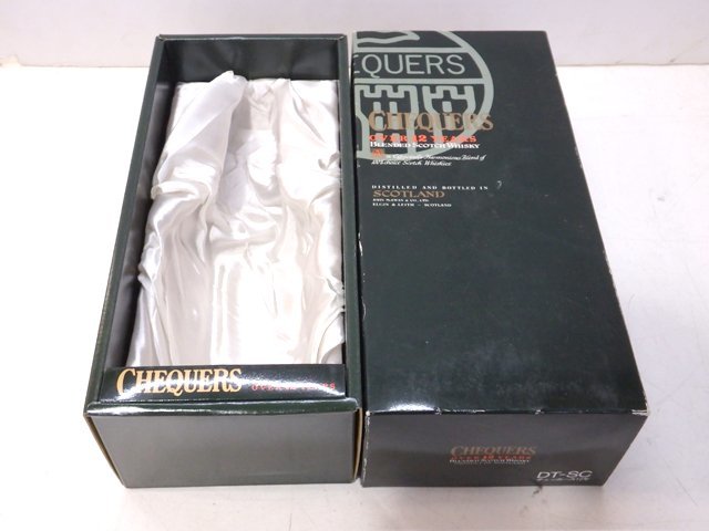 未開栓 】CHEQUERS チェッカーズ スコッチウイスキー 特級 750ml 43度