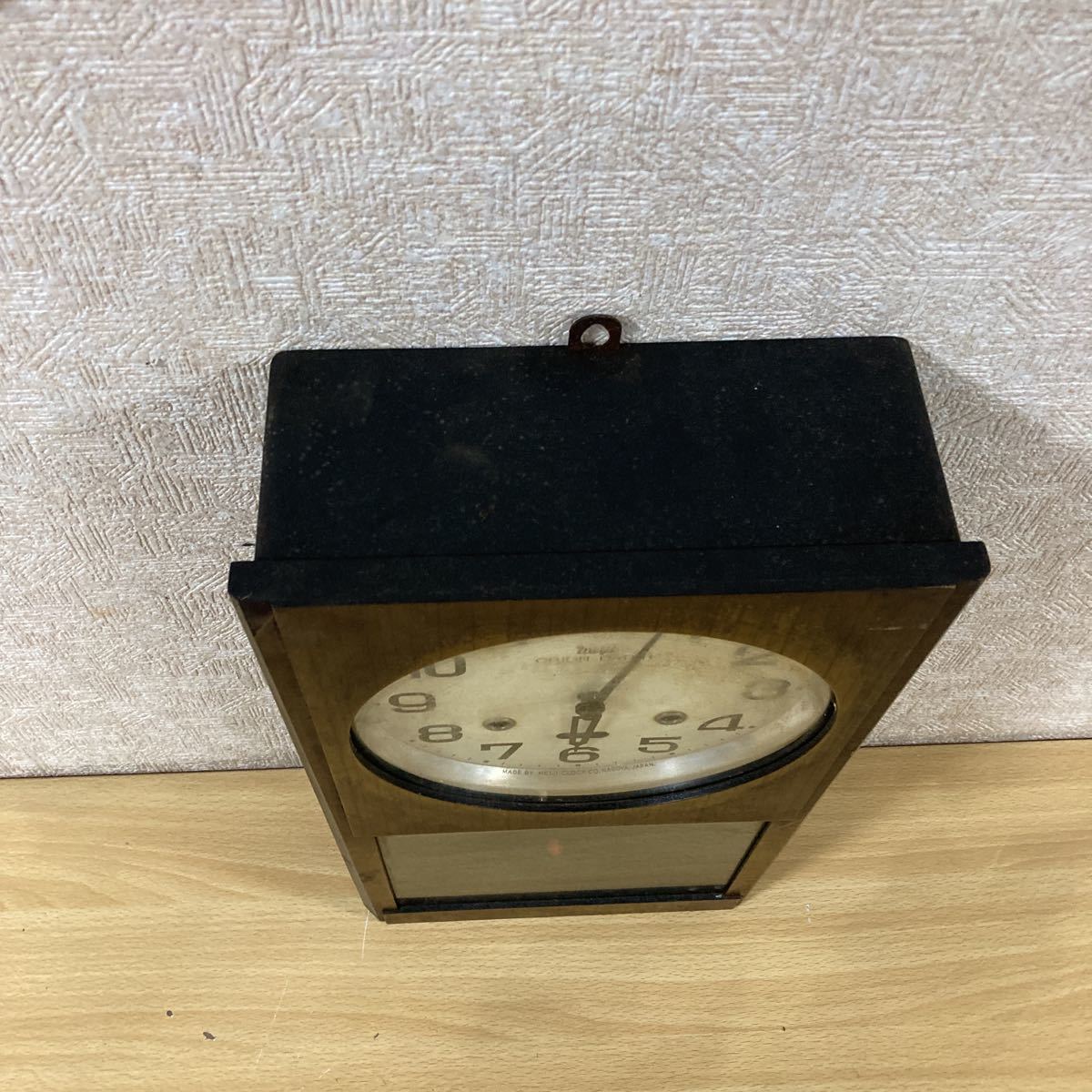 meiji 明治 7017 ORION DATER ボンボン時計 振り子時計 掛時計 柱時計
