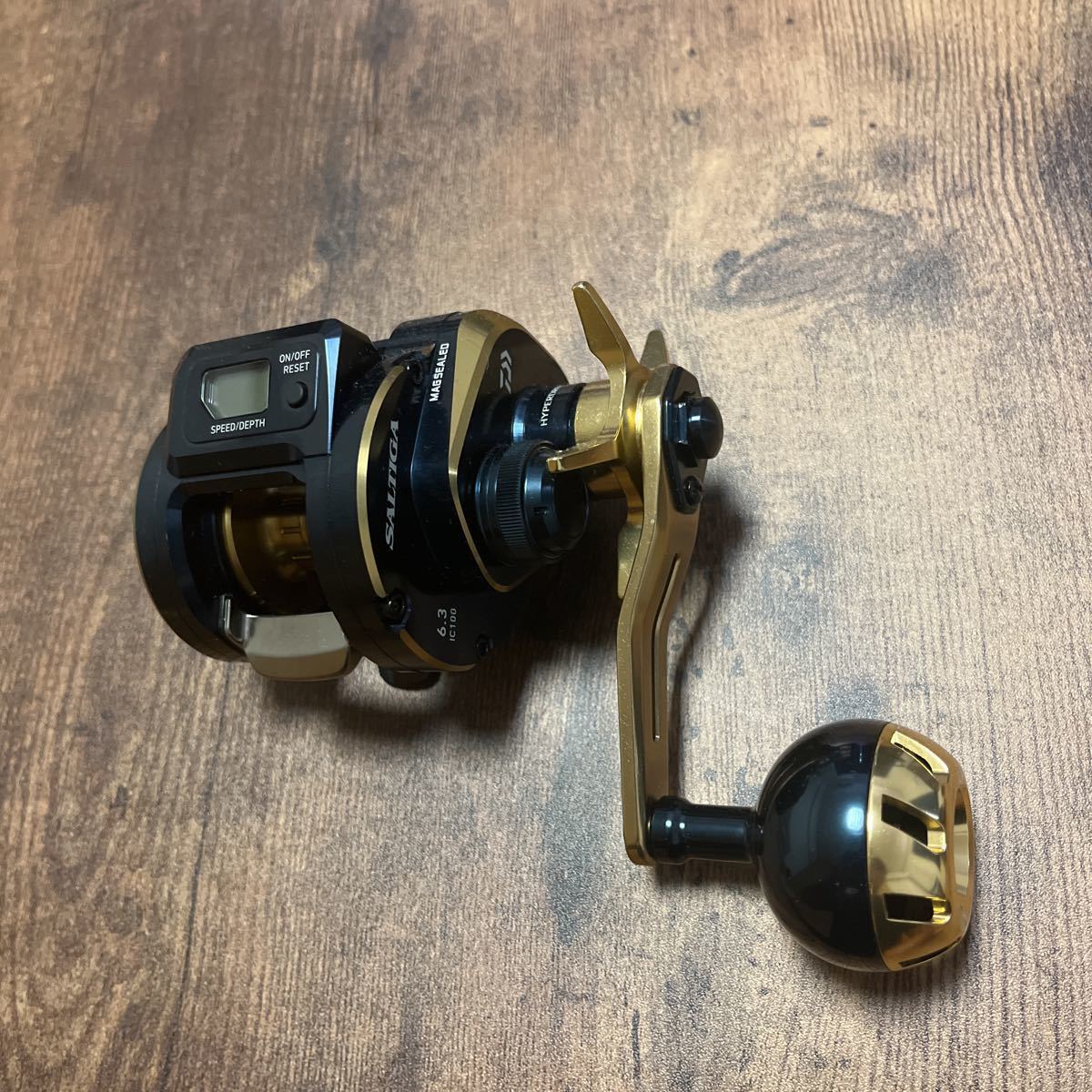 DAIWA SALTIGA IC 100 ベイトリール右巻き 新品・未使用 ソルティガic 100 DAIWA ソルティガic100 右巻き 新品未使用 中古品