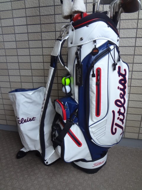 タイトリスト【CB391】WP 9.5型3点式キャディーバッグ USED 訳あり
