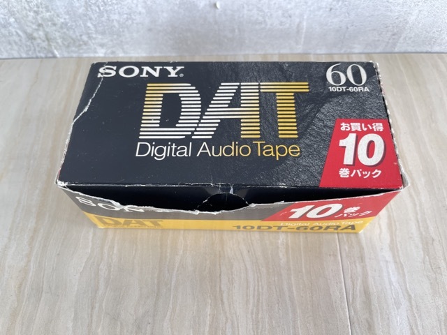 人気，低価 DAT テープ 【未使用】SONY ソニー 10DT-60RA DIGITAL