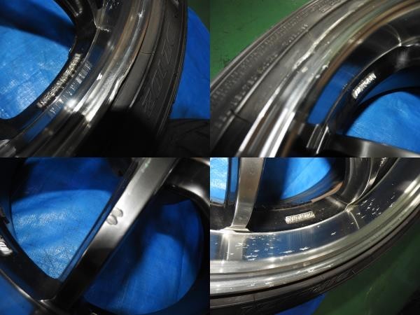5 CZ4A エボ 10 X ワーク エモーション D9R 19インチ 8.5J +30 5H 114.3 WORK ホイール DZ102 245/35R19 ASSY ランサー ランエボ CY4A RAYS WORK ワーク ホイール with 19x10.5 8.5J(EVO10