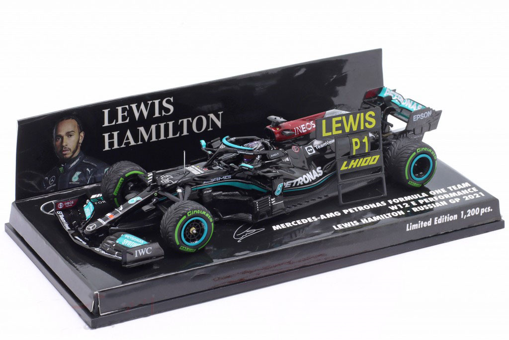 格安，人気SALE ミニチャンプス 1/43 メルセデス AMG F1 W12 #44 ハミルトン ロシアGP 2021 100勝目 MINICHAMPS ミニカー(レーシングカー)｜売買されたオークション情報、yahooの商品情報をアーカイブ公開 - オークファ レーシングカー