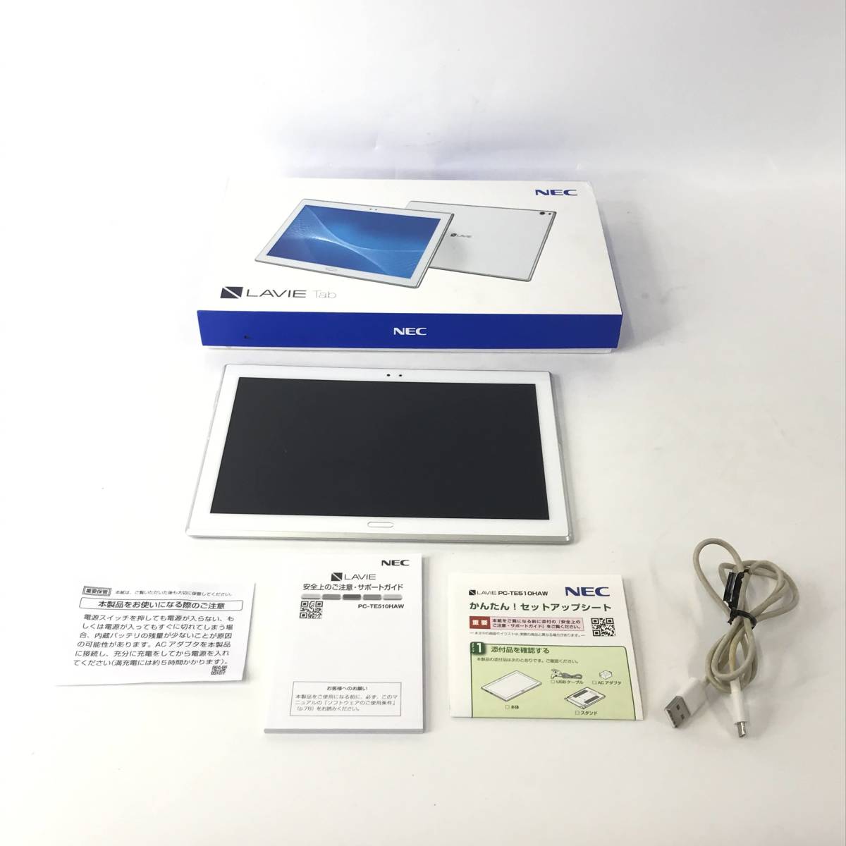 LAVIE Tab E TE510HAW Wi-Fi 本体 16GB 122G5 .: NEC PC