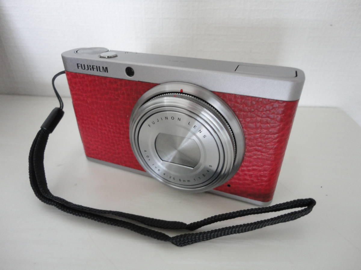 FUJIFilm フジ XF1 赤 レッド 付属品 デジタルカメラ ジャンク